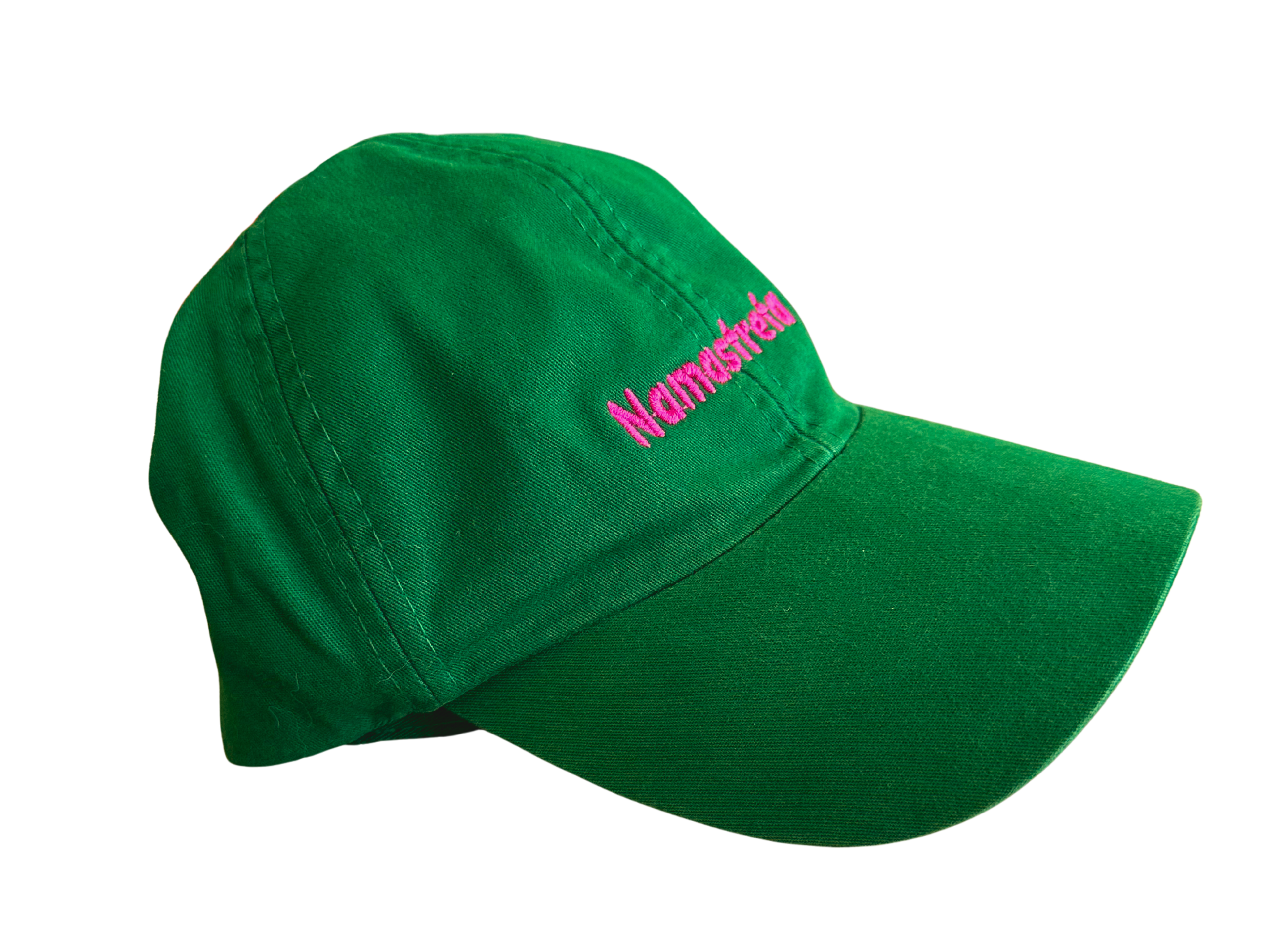 Boné Namastreta verde com rosa