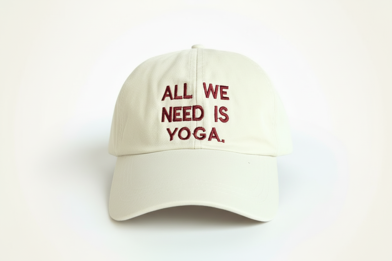 Boné All we need is yoga