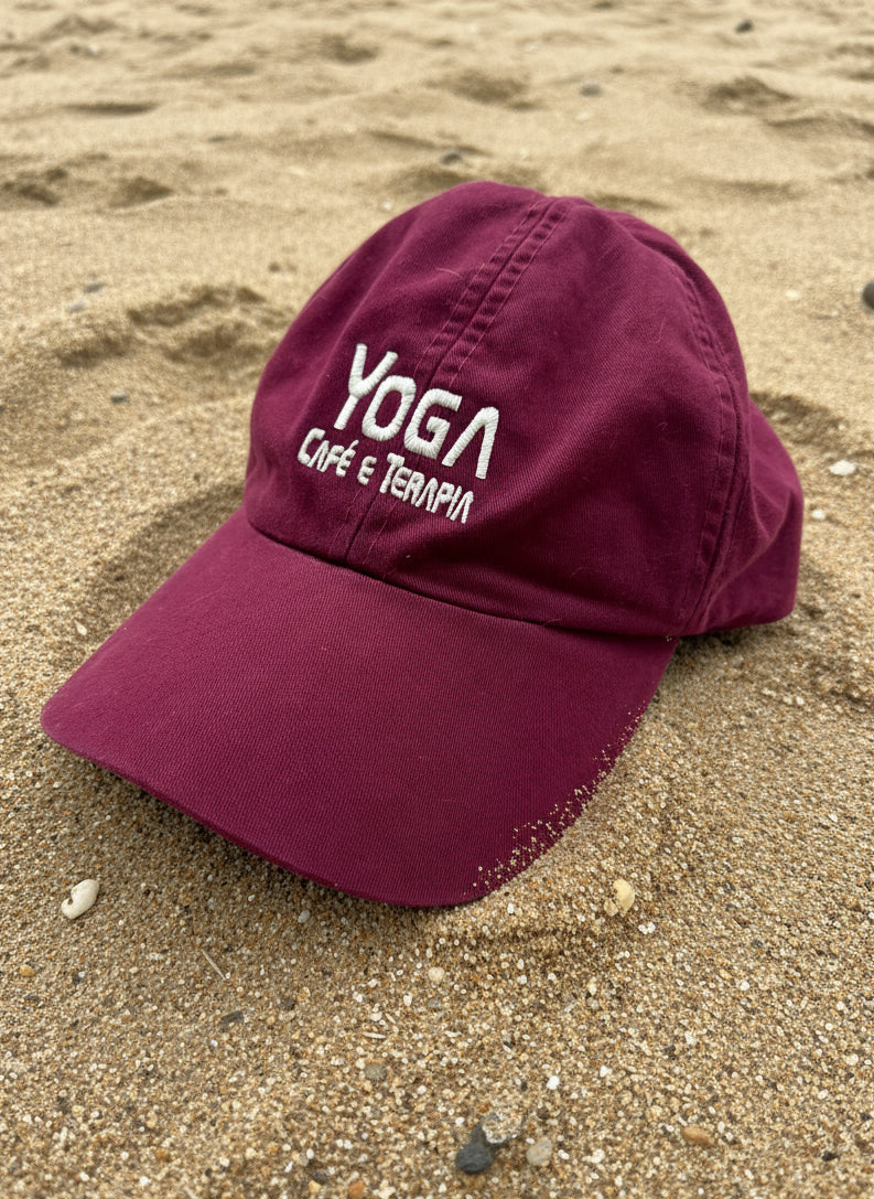 Boné Yoga Café e Terapia Bordô